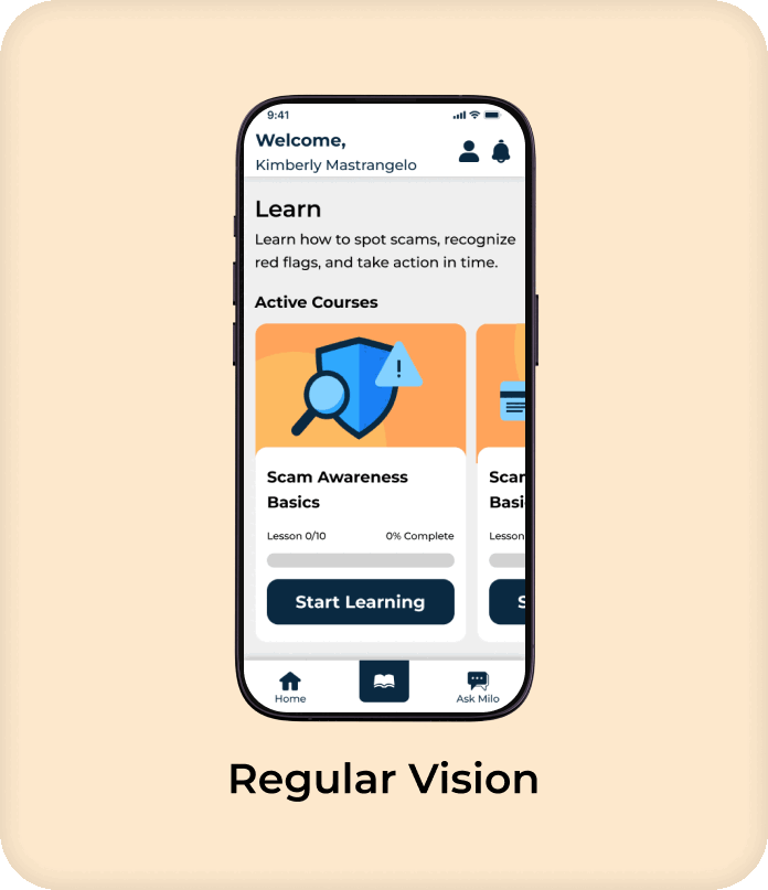 Safemilo Accissibility Gif