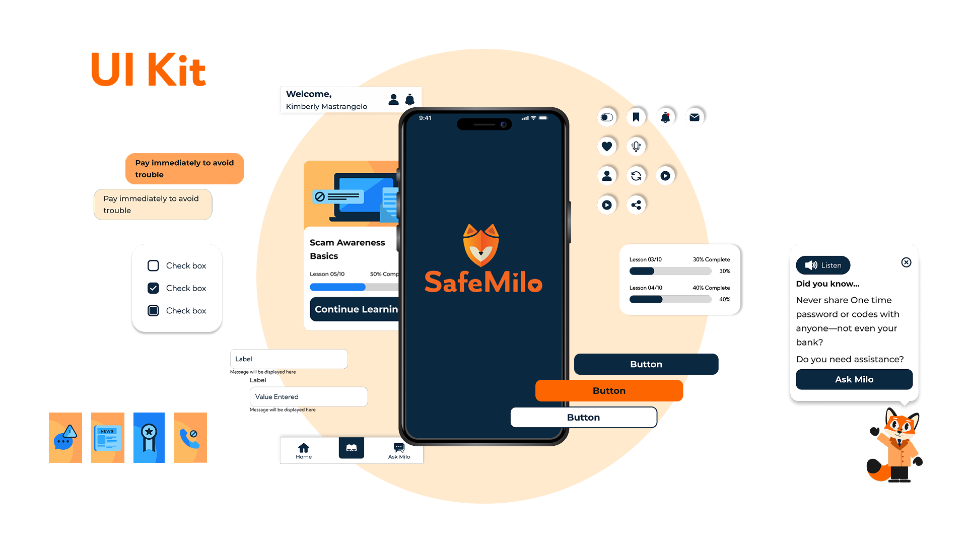 Safemilo UI Kit